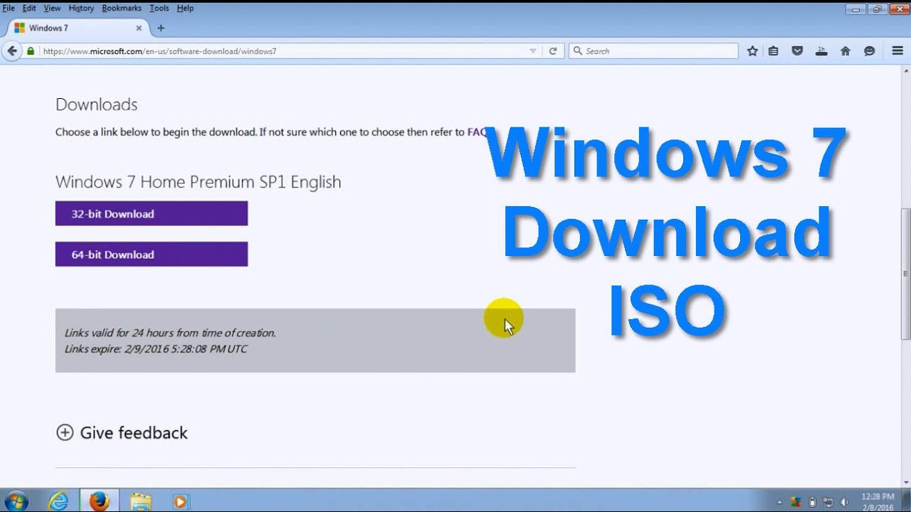 Windows 7 iso download with product key